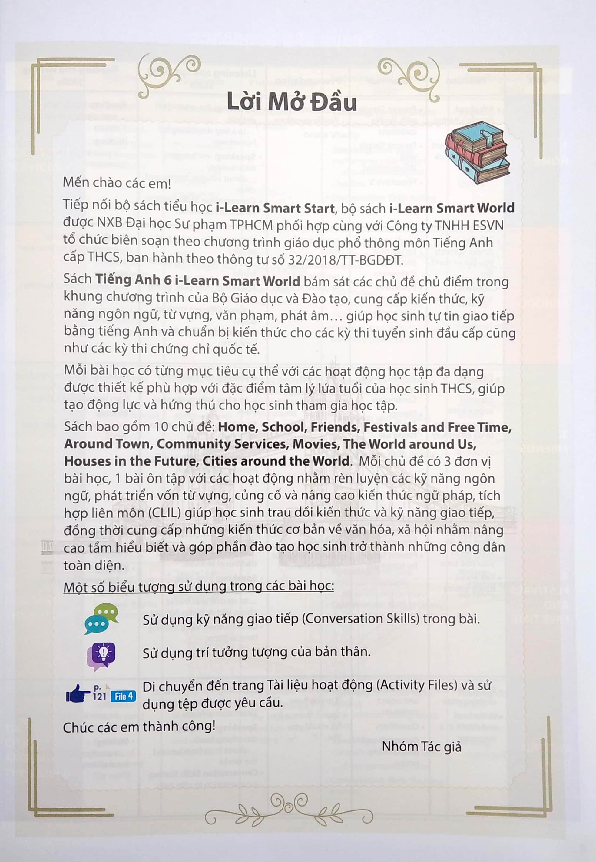 bộ tiếng anh 6 i-learn smart world - student's book (sách học sinh) - Ảnh 4