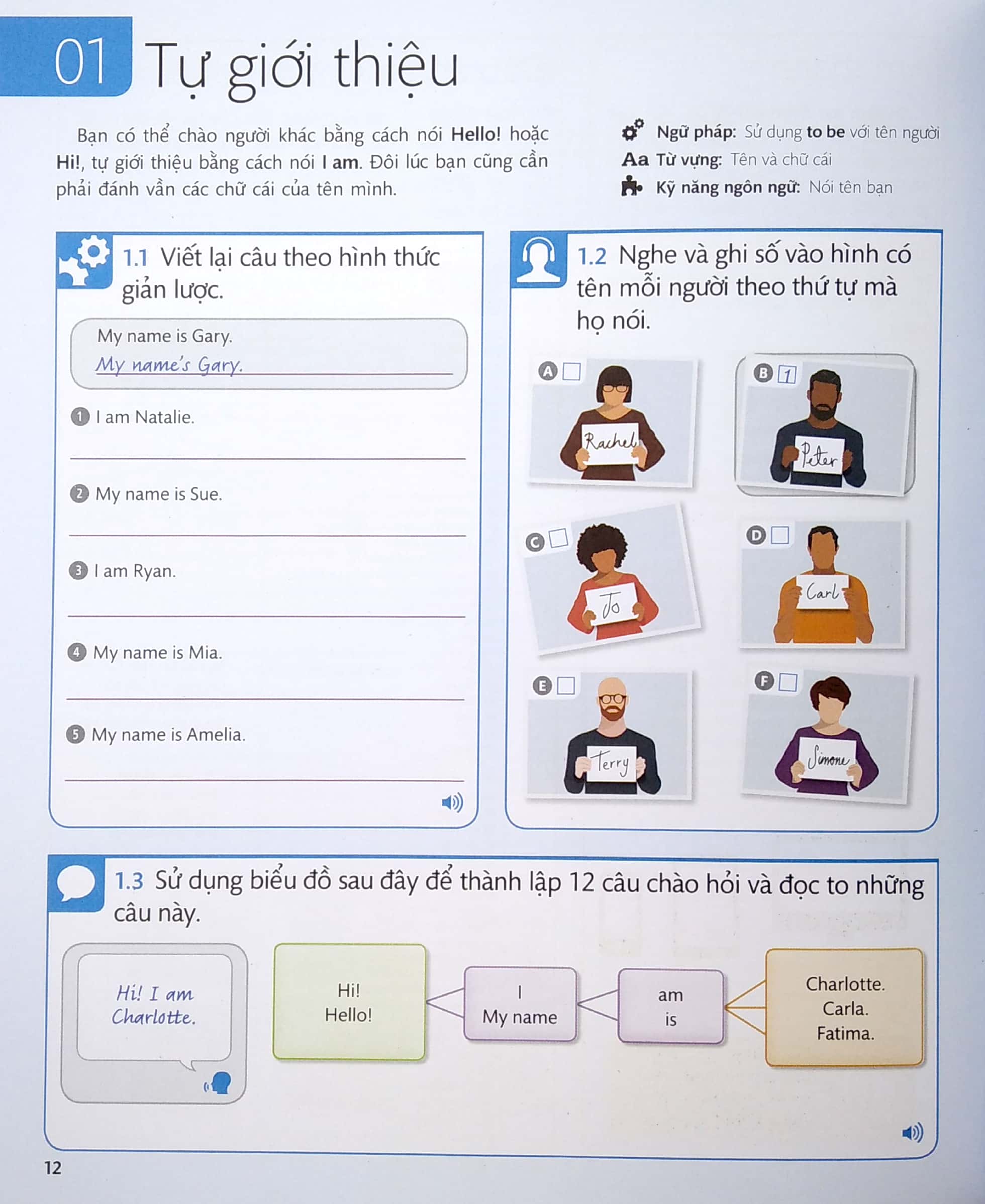 bộ tiếng anh cho mọi người - english for everyone - level 1 beginner - practice book - Ảnh 4