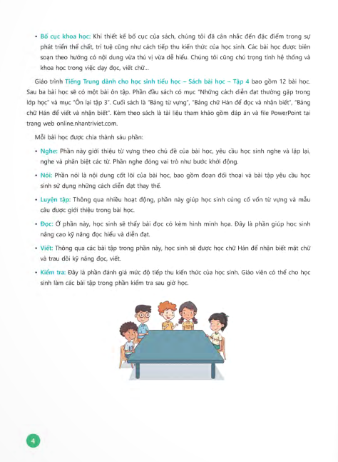 Bộ Tiếng Trung Dành Cho Học Sinh Tiểu Học - Tập 4 - Ảnh 3