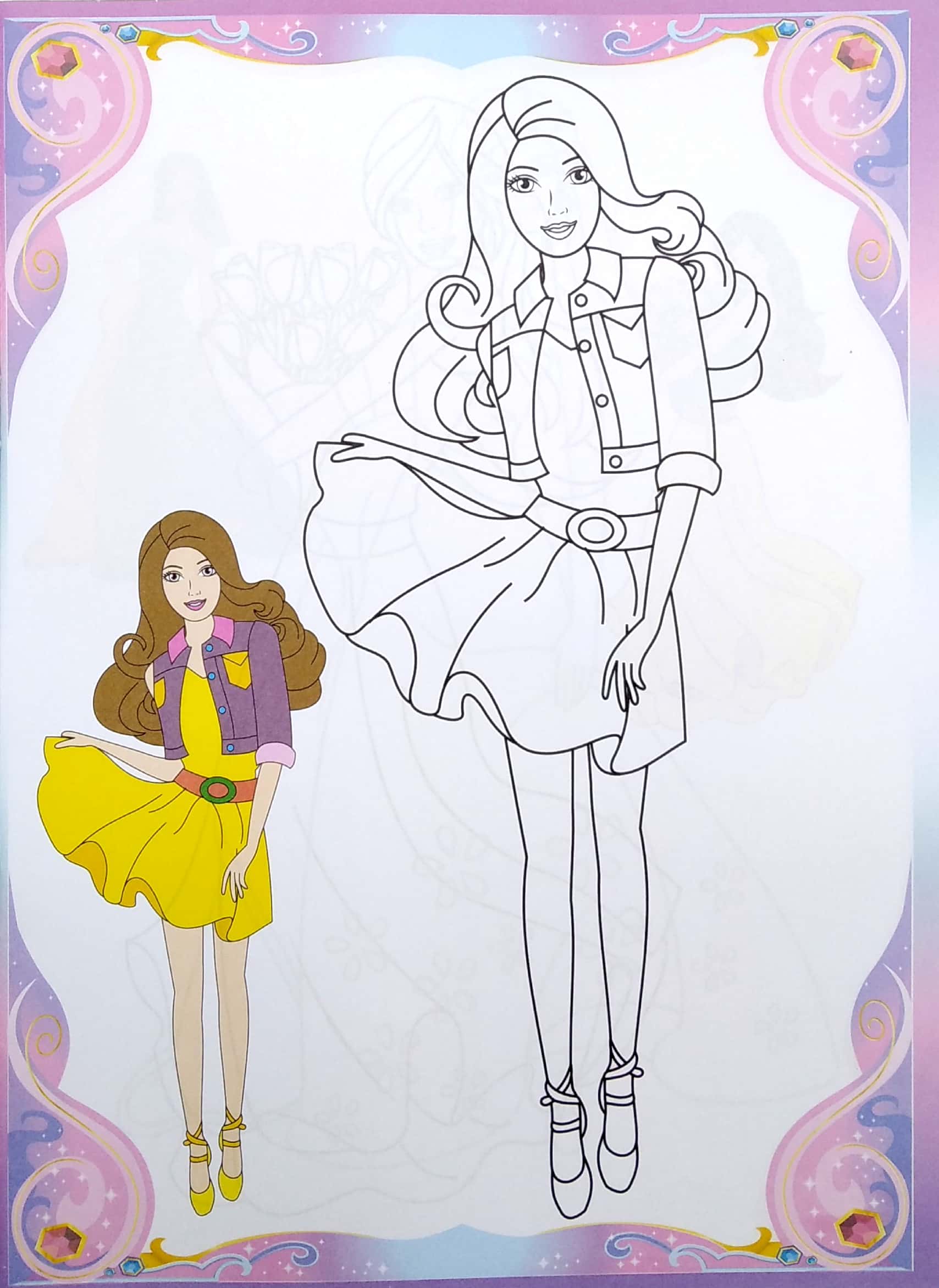bộ tô màu barbie công chúa - tập 1 - Ảnh 5