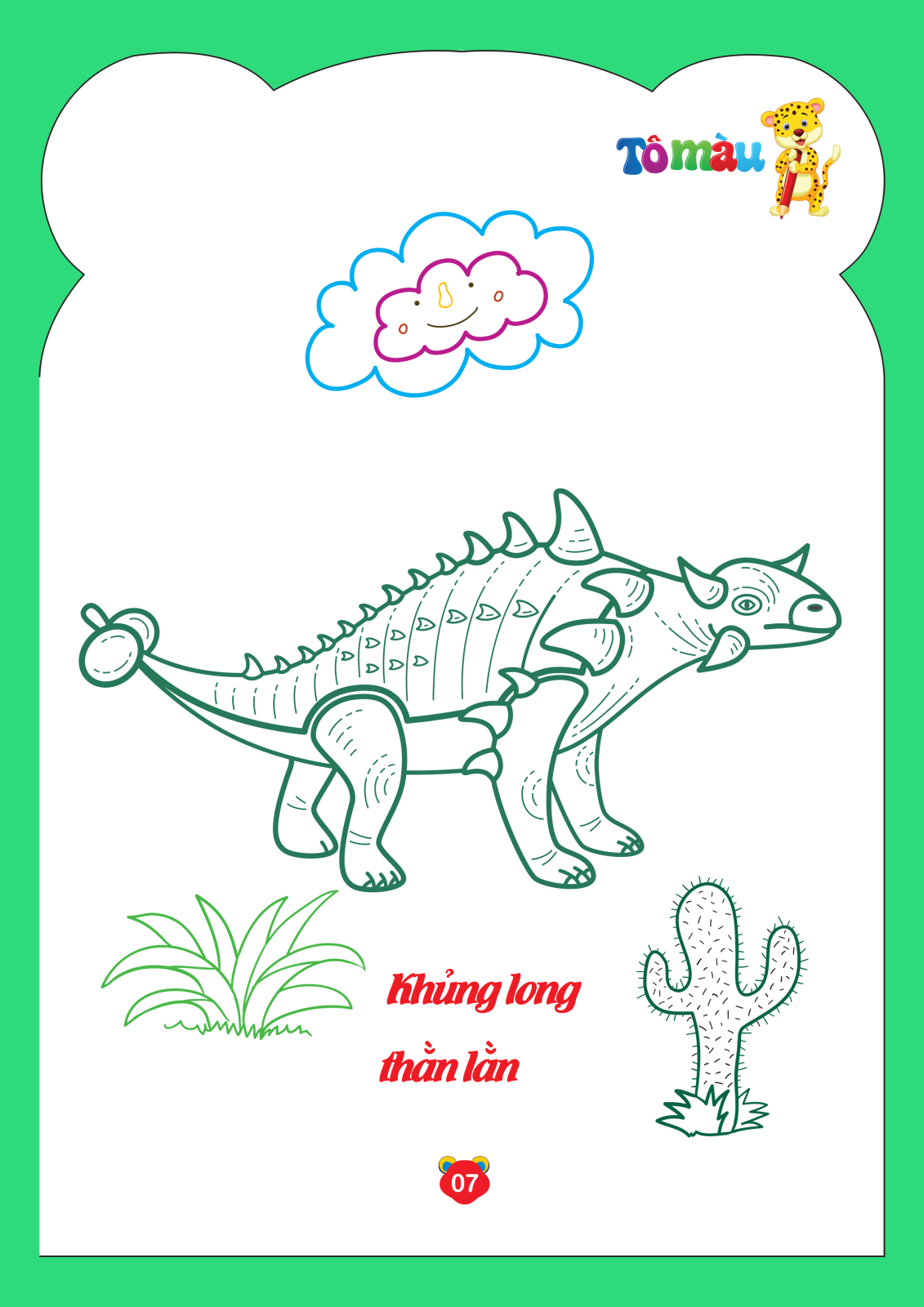 bộ tô màu động vật - tập 6 (song ngữ anh - việt) - Ảnh 8