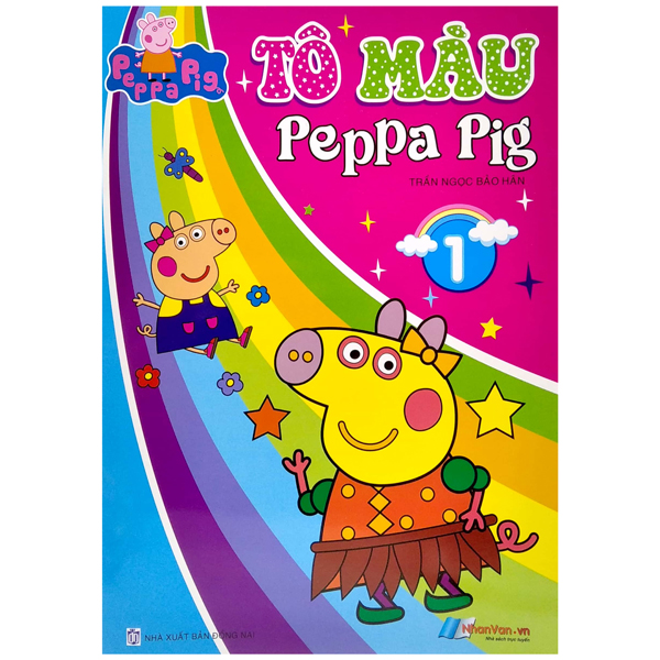 Bộ Tô Màu Peppa Pig - Tập 1 (Tái Bản 2024)