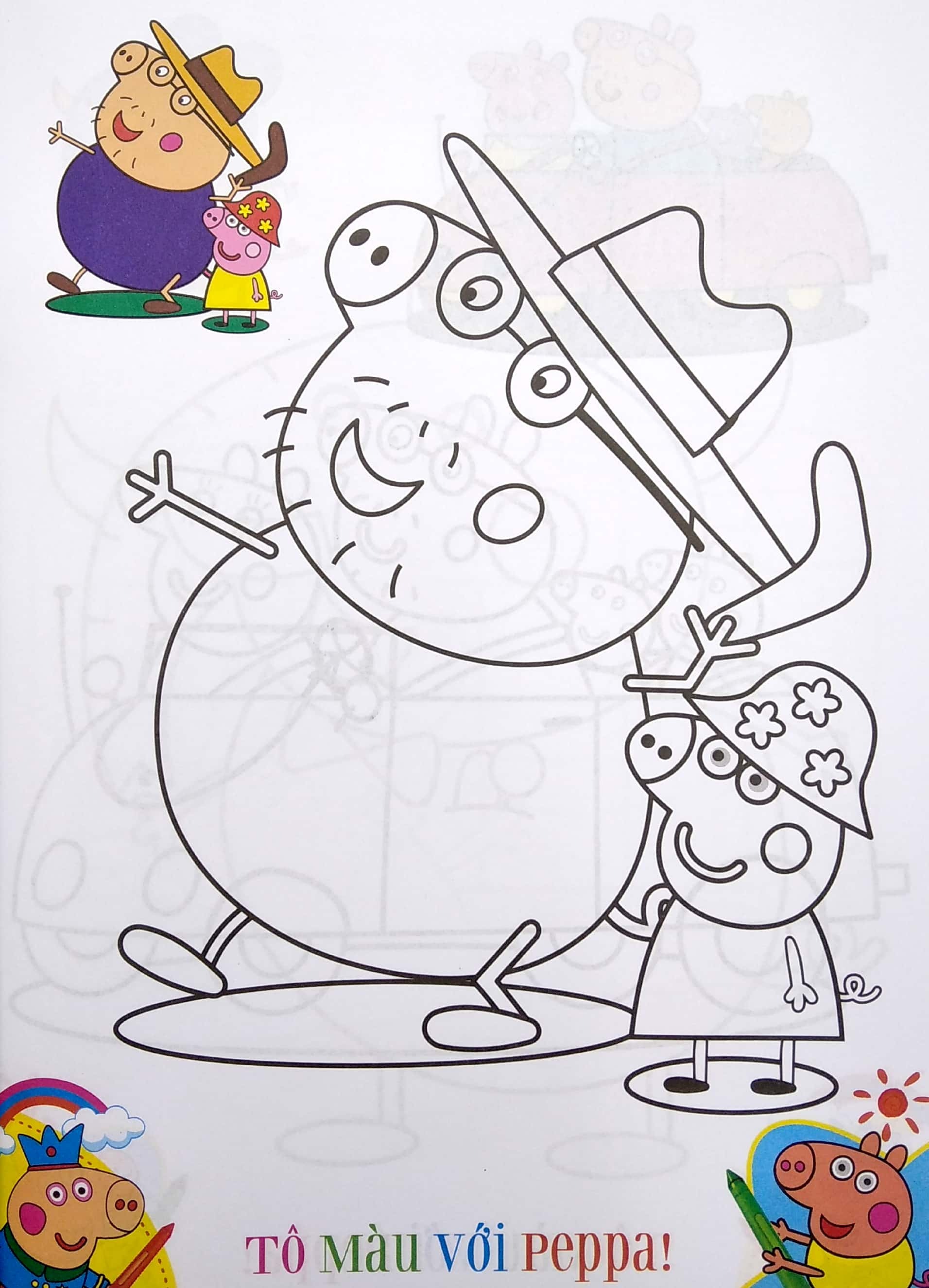 Bộ Tô Màu Peppa Pig - Tập 3 (Tái Bản 2024) - Ảnh 4