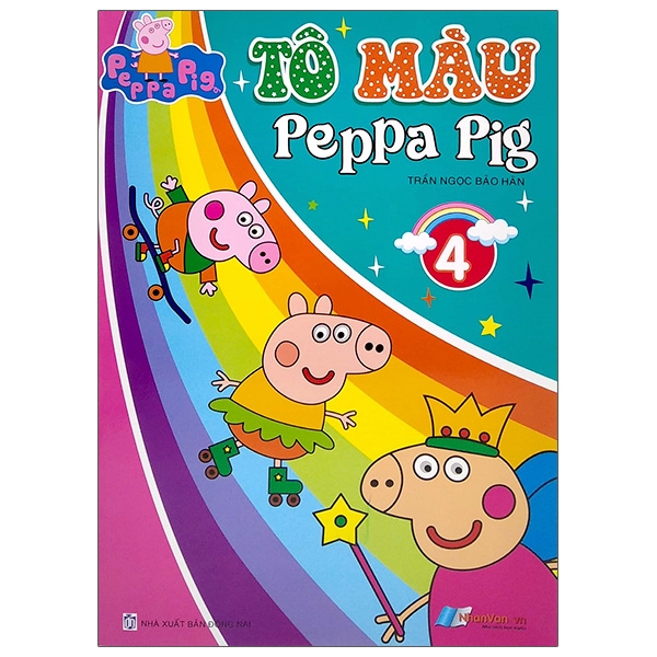 Bộ Tô Màu Peppa Pig - Tập 4 (Tái Bản 2024)
