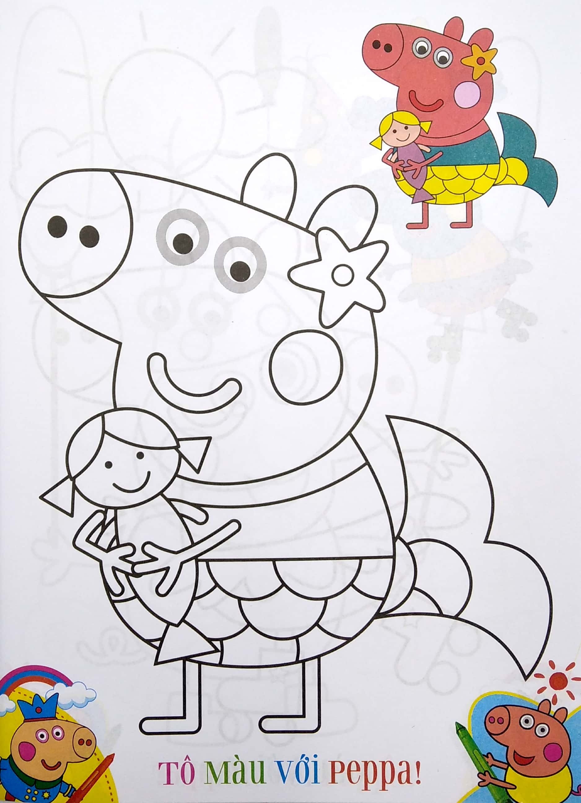 Bộ Tô Màu Peppa Pig - Tập 4 (Tái Bản 2024) - Ảnh 2