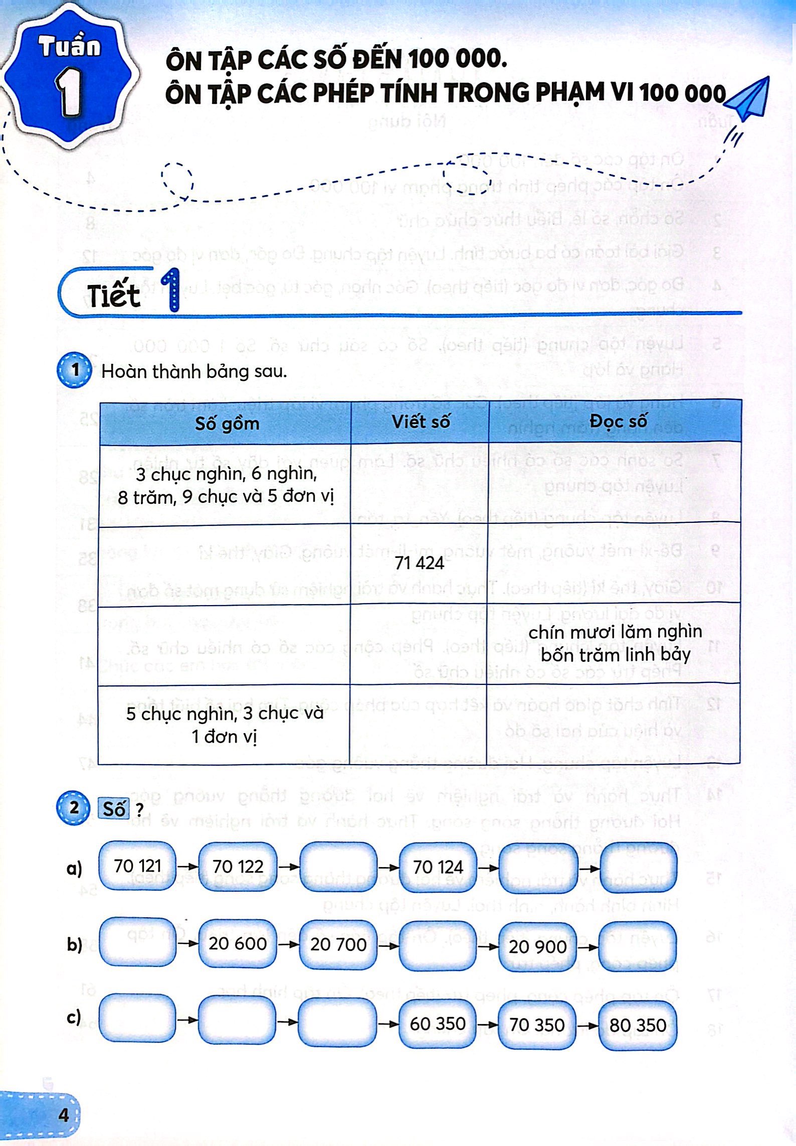 Bộ Toán 4 - Tập 1 (Kết Nối) (Dành Cho Buổi Học Thứ Hai) - Ảnh 5