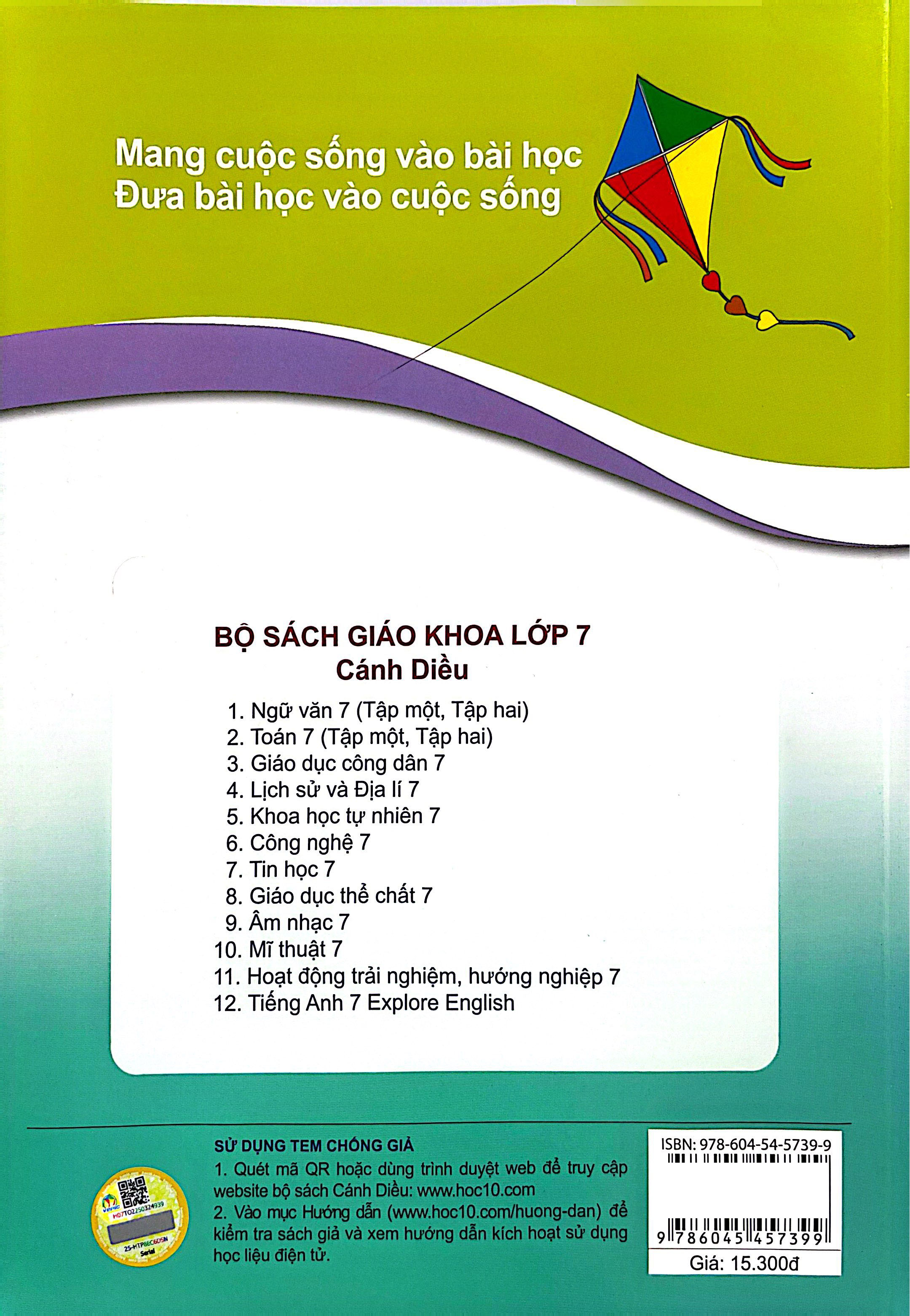 Bộ
						
										
										Toán 7 - Tập 2 (Cánh Diều) (Chuẩn) - Ảnh 7