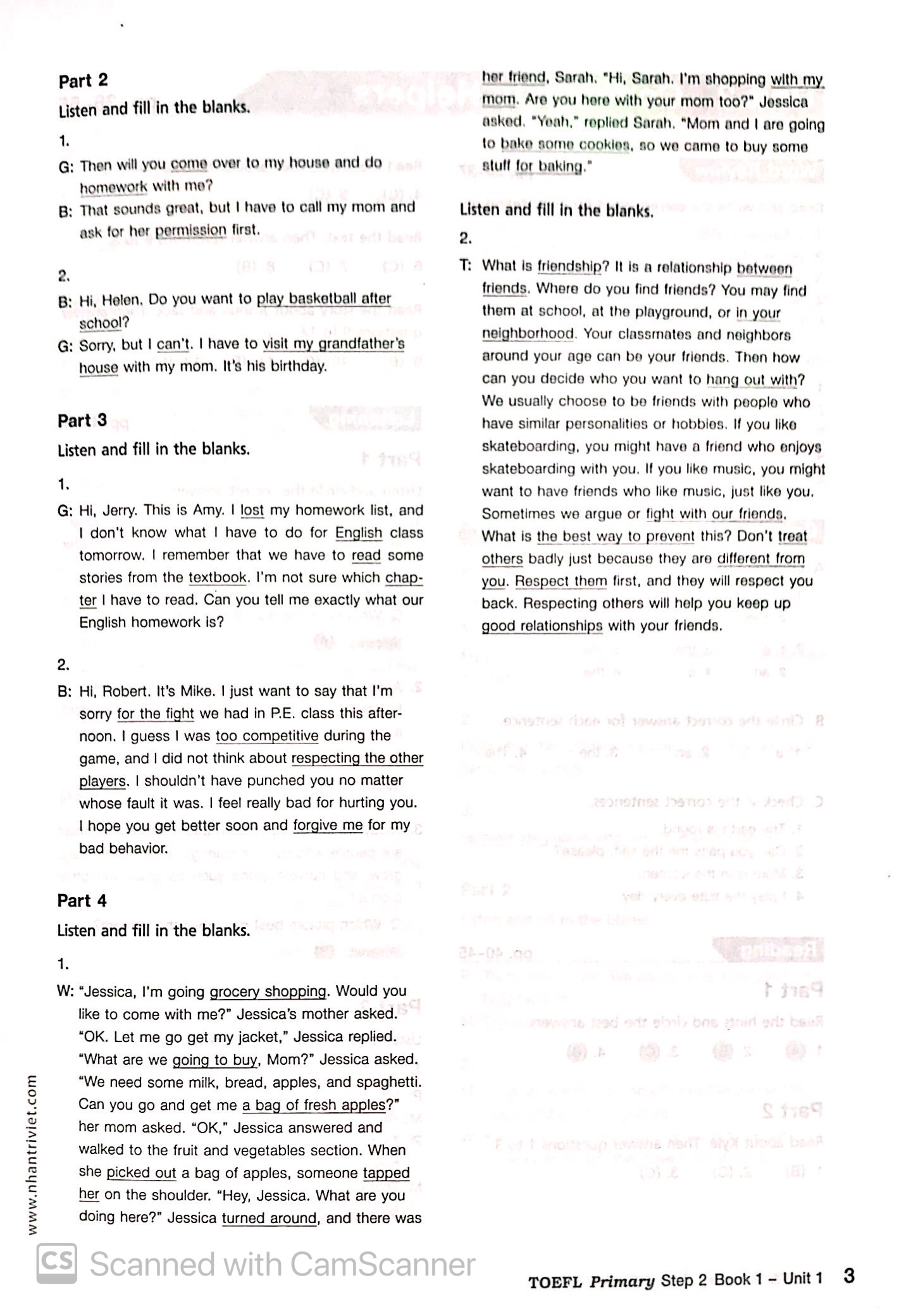 bộ toefl primary book 1 step 2 (kèm cd) - tái bản 2018 - Ảnh 3
