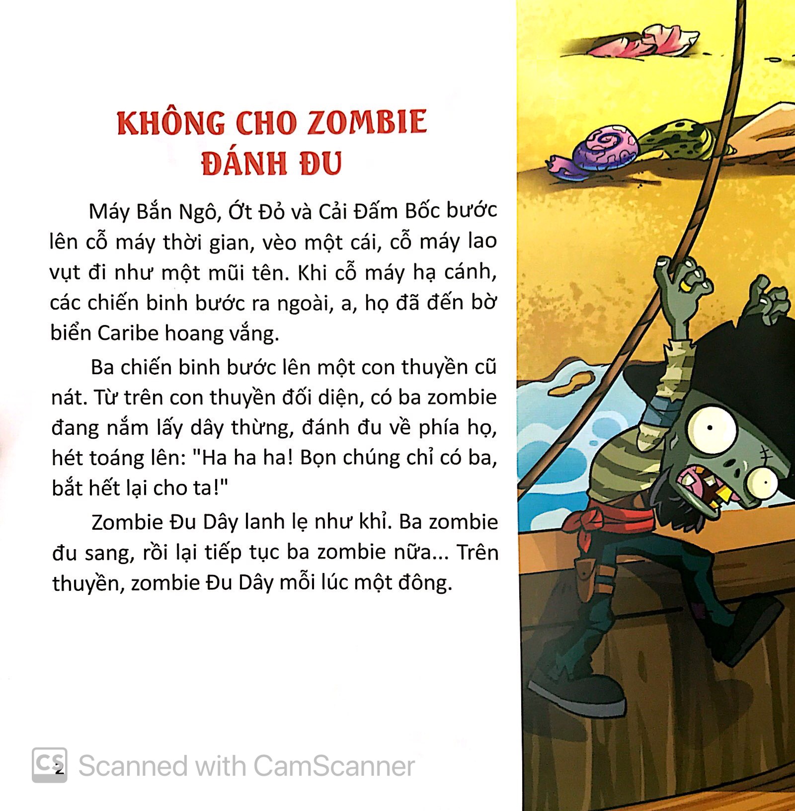 bộ trái cây đại chiến zombie 19 - con thuyền cướp biển (tái bản 2019) - Ảnh 4