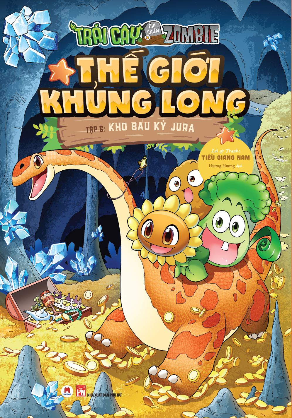 bộ trái cây đại chiến zombie - thế giới khủng long tập 6: kho báu kỷ jura (tái bản) - Ảnh 2
