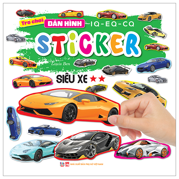 Bộ Trò Chơi Dán Hình IQ-EQ-CQ - Sticker - Xe Thông Dụng - Tập 2 - Ảnh 7