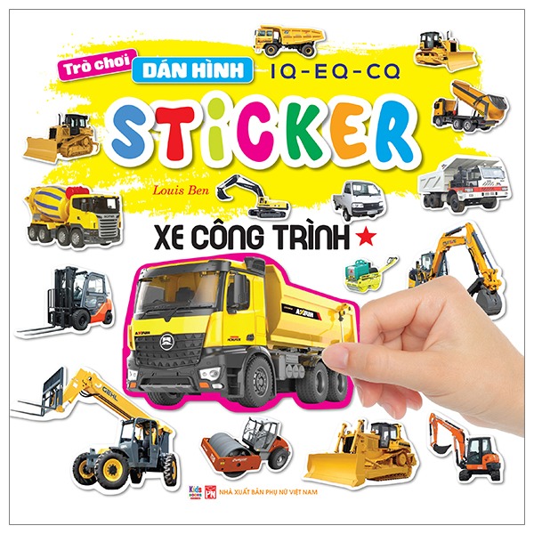 Bộ Trò Chơi Dán Hình IQ-EQ-CQ - Sticker - Xe Thông Dụng - Tập 2 - Ảnh 8