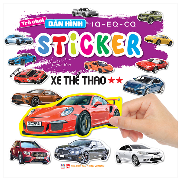 Bộ Trò Chơi Dán Hình IQ-EQ-CQ - Sticker - Siêu Xe - Tập 2 - Ảnh 11