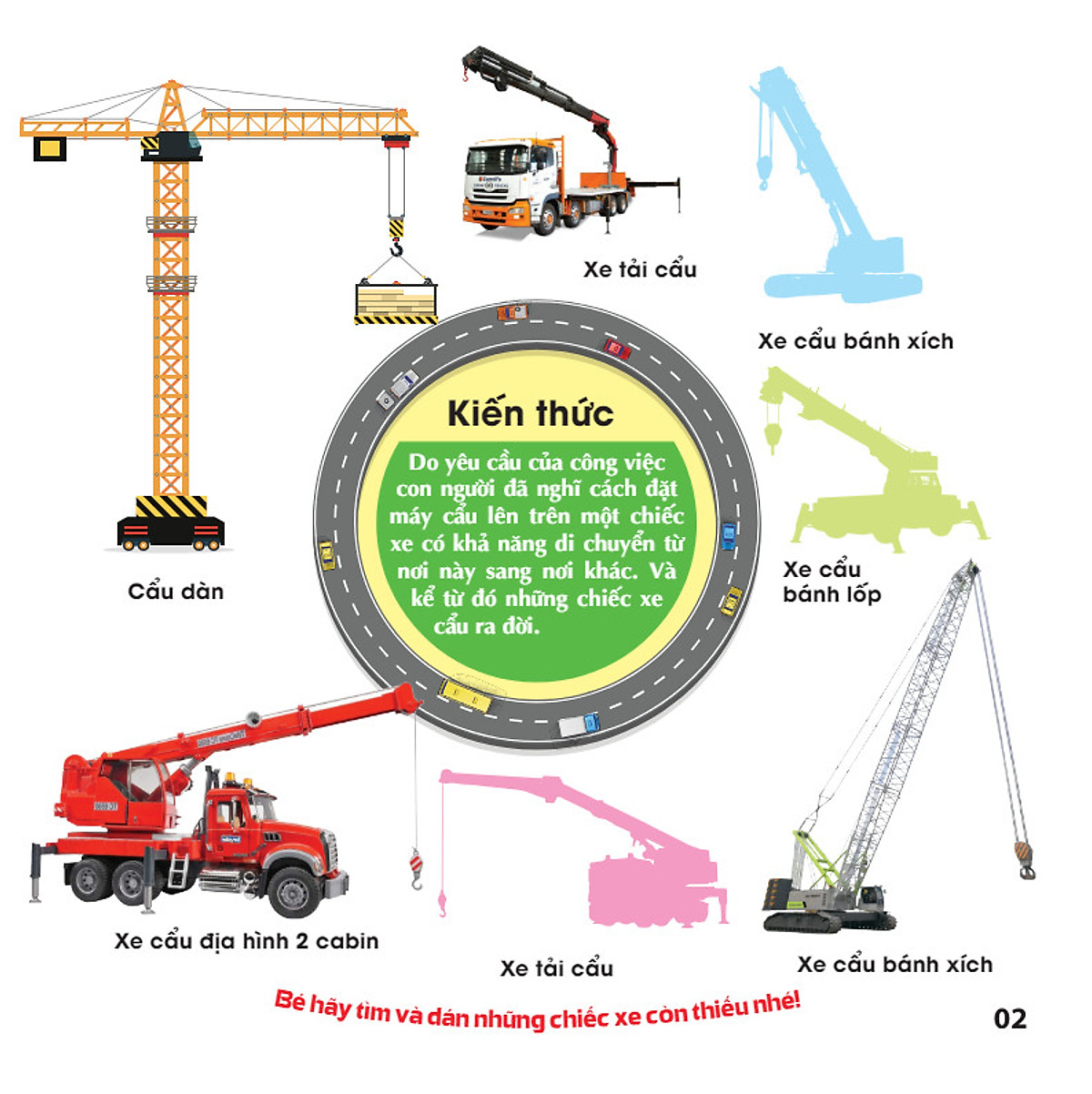 Bộ Trò Chơi Dán Hình IQ-EQ-CQ - Sticker - Xe Công Trình - Tập 1 - Ảnh 3