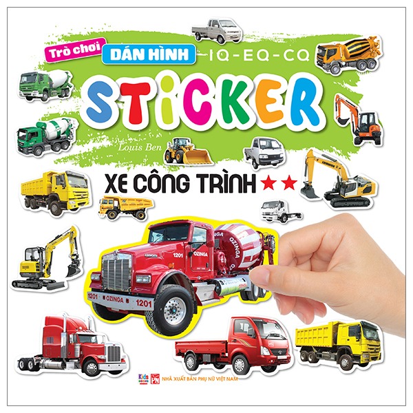 Bộ Trò Chơi Dán Hình IQ-EQ-CQ - Sticker - Xe Thể Thao -Tập 1 - Ảnh 10