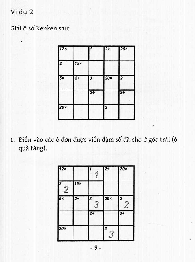 bộ trò chơi ô chữ số thông minh kenken - dành cho mọi người (tập 4) - Ảnh 8