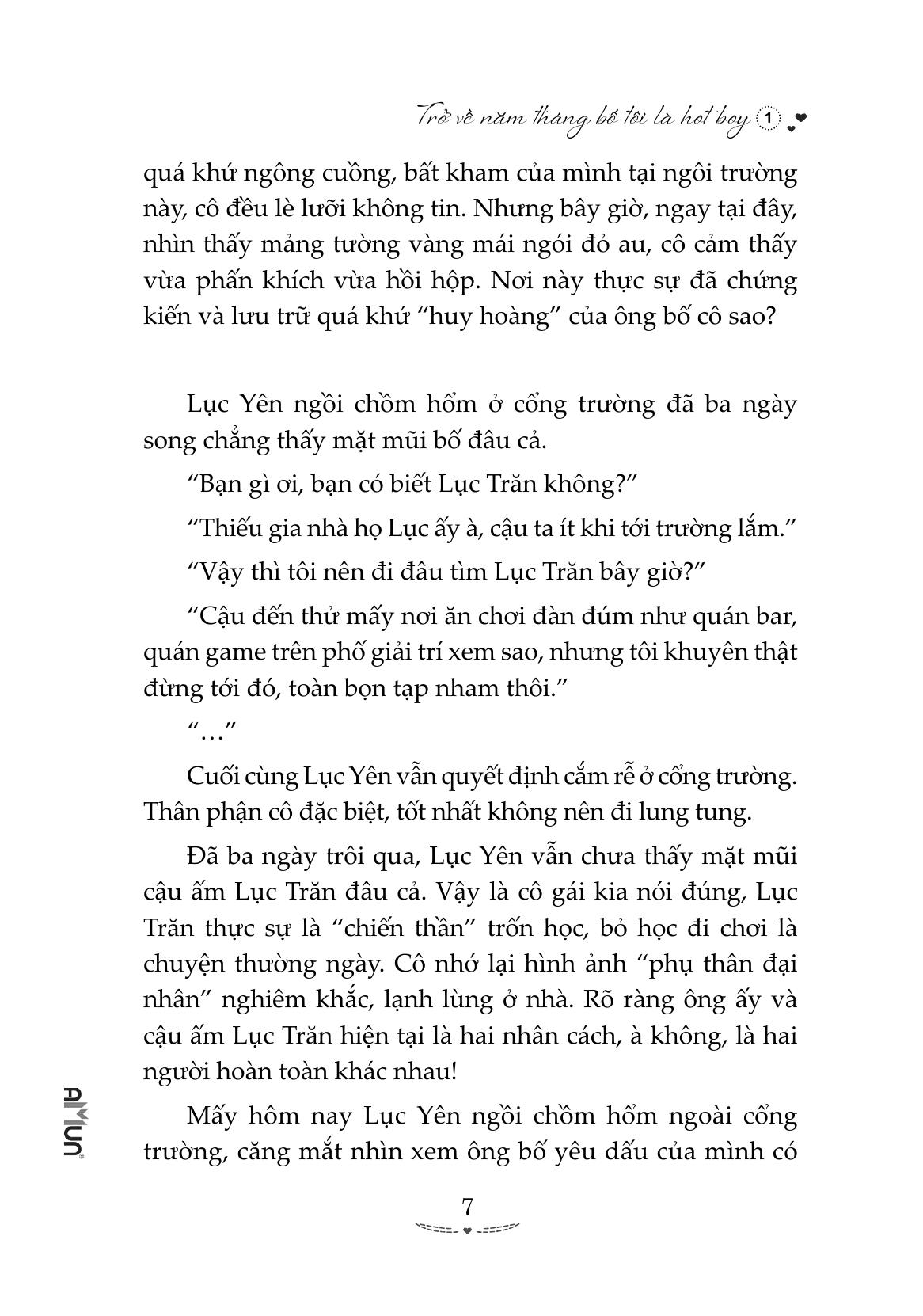 Bộ
Trở Về Năm Tháng Bố Tôi Là Hot Boy - Tập 1 (Tái Bản 2026) - Tặng Kèm Bookmark - Ảnh 8