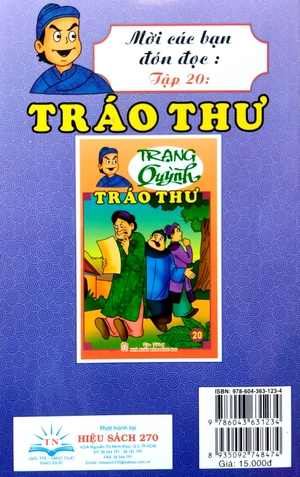 bộ truyện tranh trạng quỳnh - tập 19: đào trường thọ (in màu) - Ảnh 7