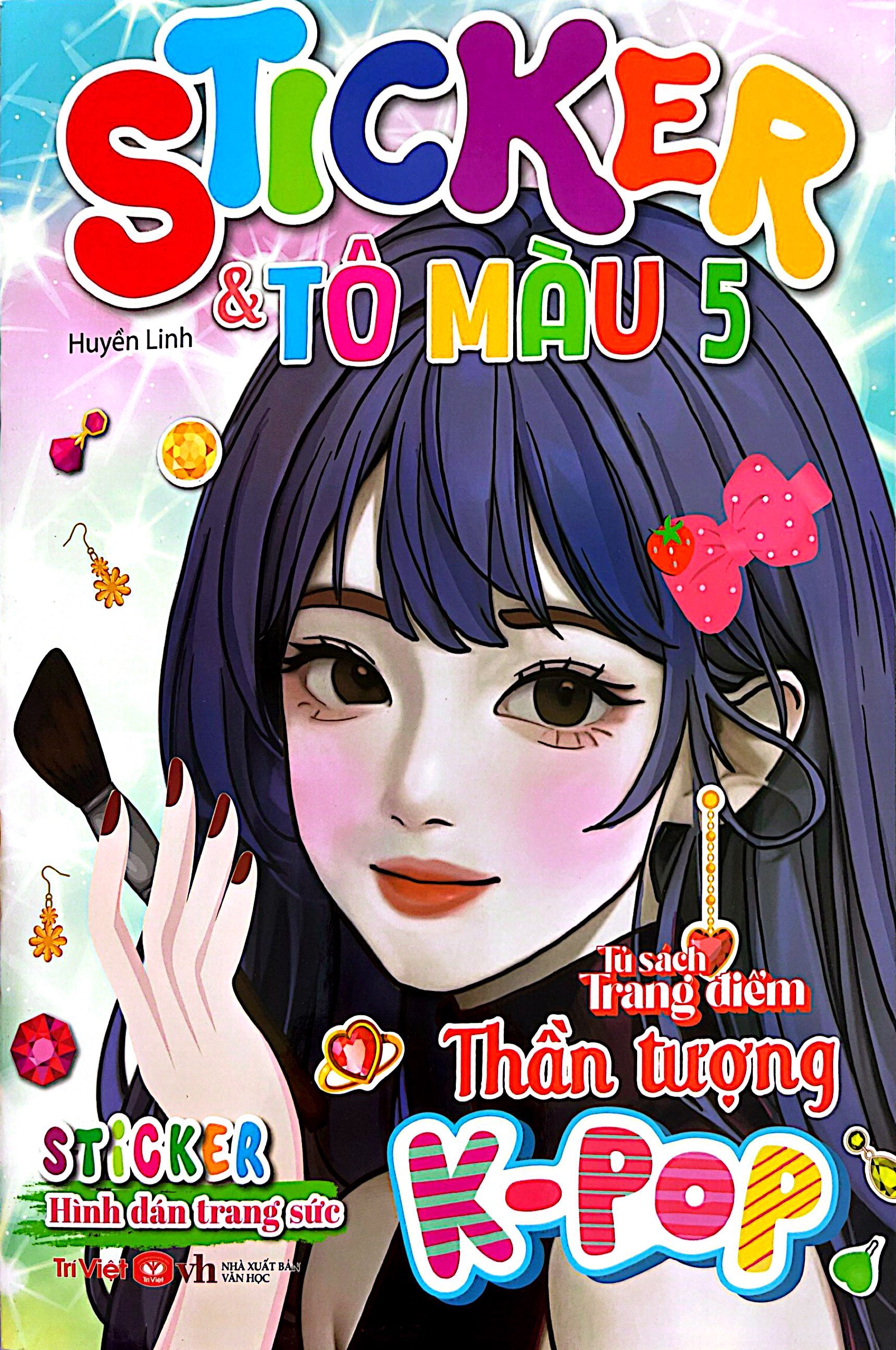 Bộ Tủ Sách Trang Điểm Thần Tượng K-Pop - Sticker Và Tô Màu - Tập 5 - Ảnh 2