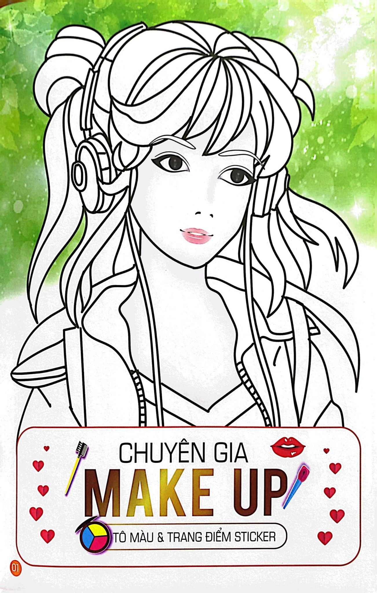 Bộ Tủ Sách Trang Điểm - Thần Tượng K-Pop - Tập 4 - Sticker Hình Dán Trong Suốt - Ảnh 3