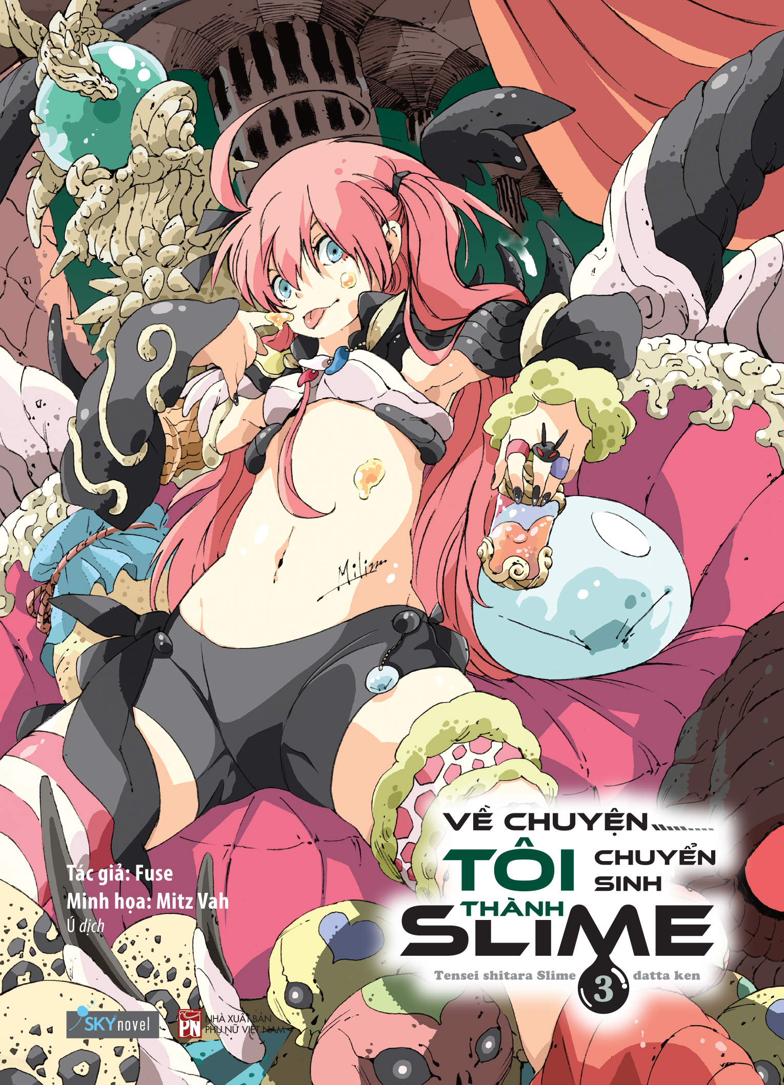 bộ về chuyện tôi chuyển sinh thành slime - tập 3 - tặng kèm bookmark + poster - Ảnh 2