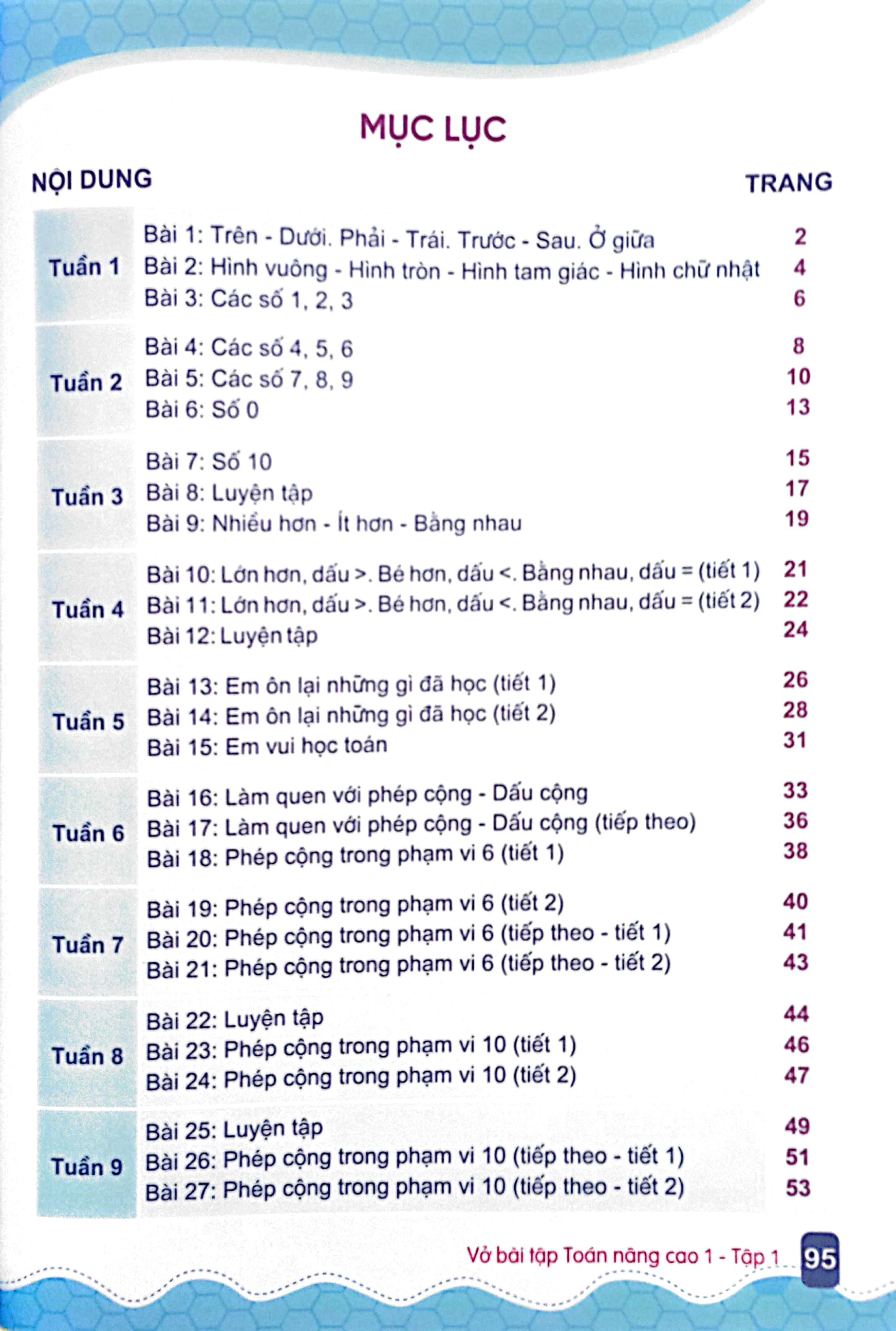 bộ vở bài tập toán nâng cao 1 - tập 1 (tái bản 2023) - Ảnh 4