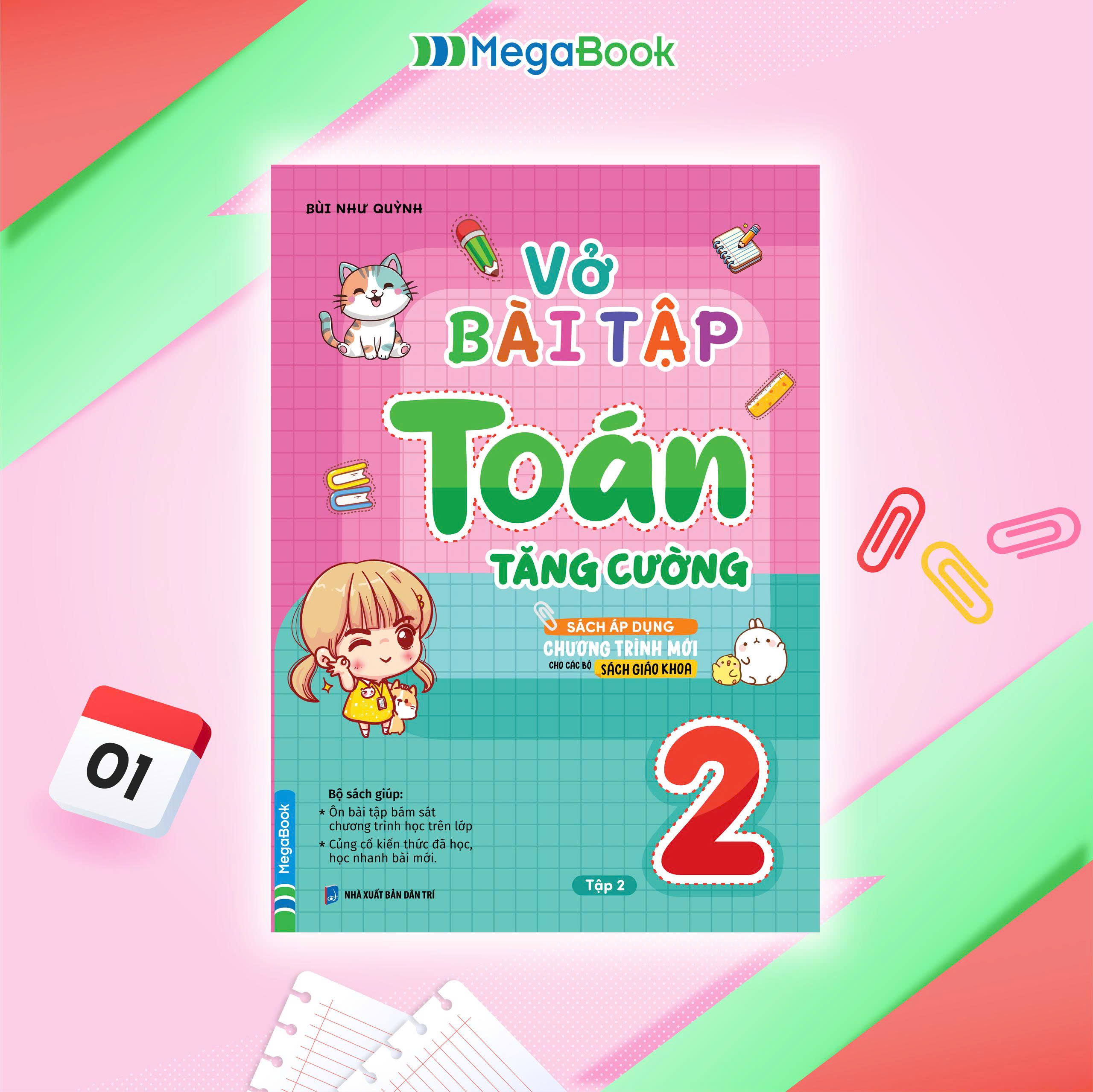 Bộ
						
										
										Vở Bài Tập Toán Tăng Cường 2 - Tập 2 - Ảnh 2