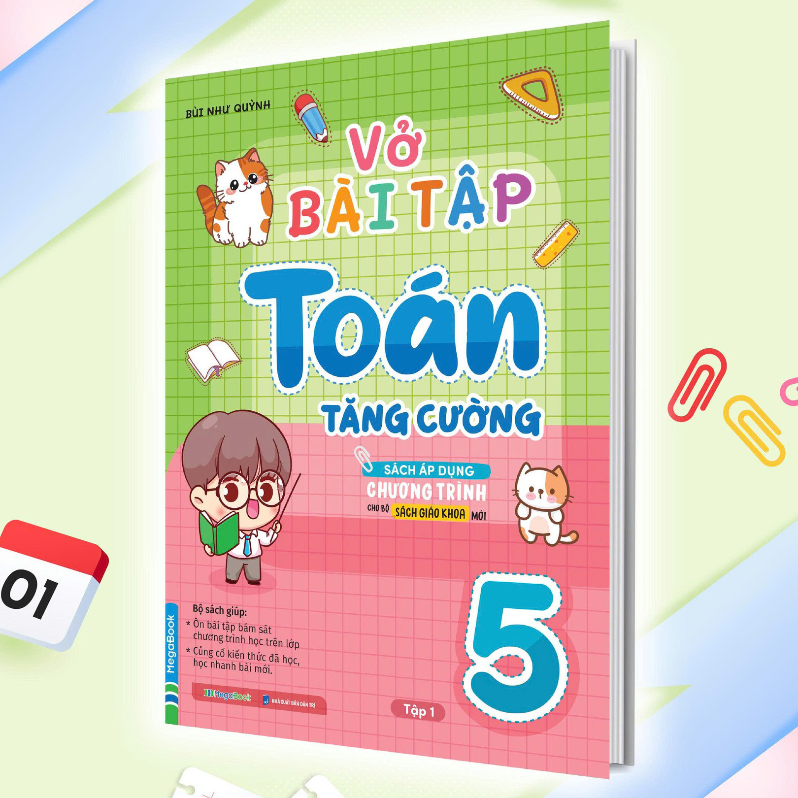 Bộ
						
										
										Vở Bài Tập Toán Tăng Cường 5 Tập 1