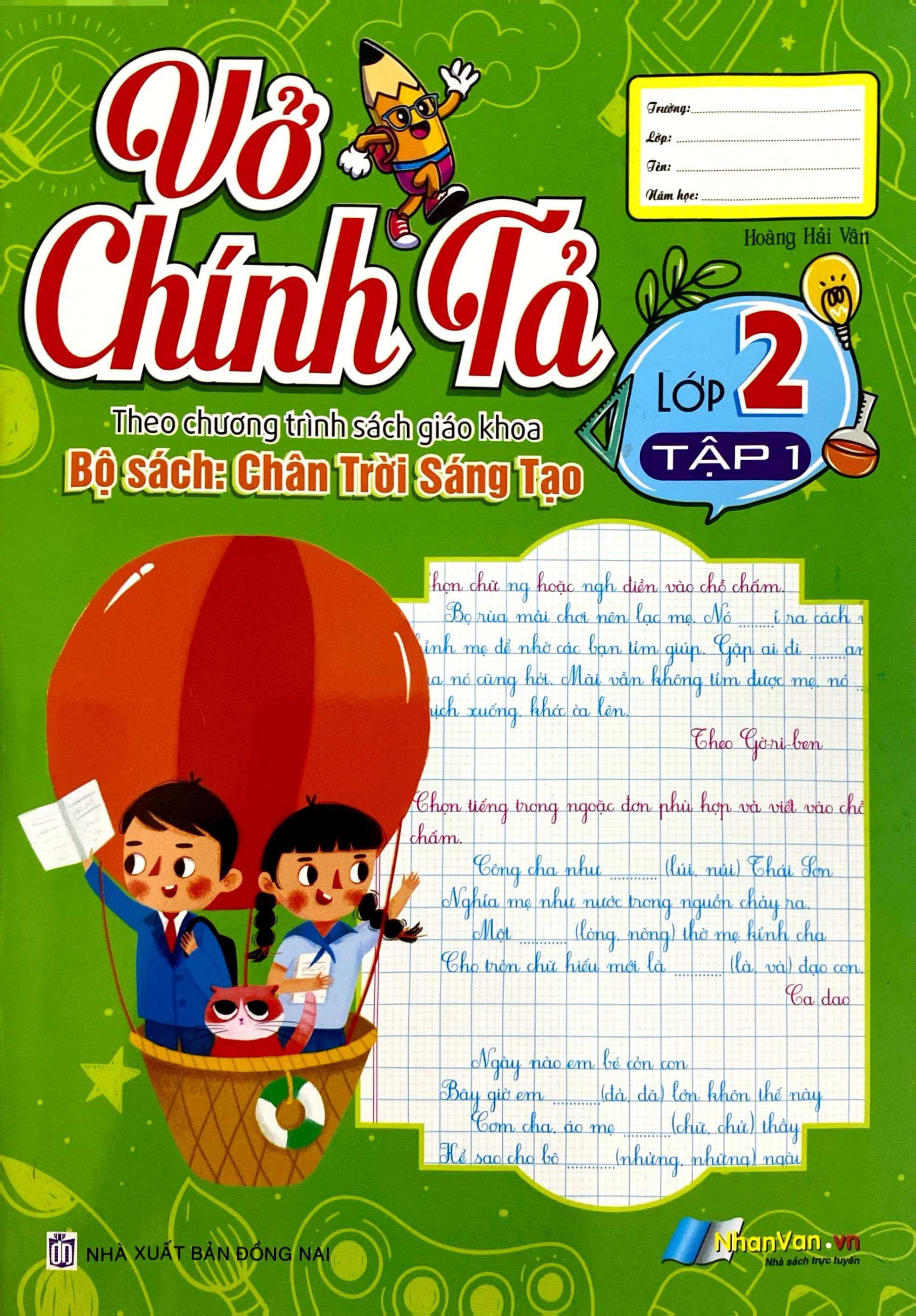 Bo
						
										
										Vo Chinh Ta Lop 2 - Tap 1 (Theo Sach Giao Khoa Chan Troi Sang Tao) - Ảnh 2