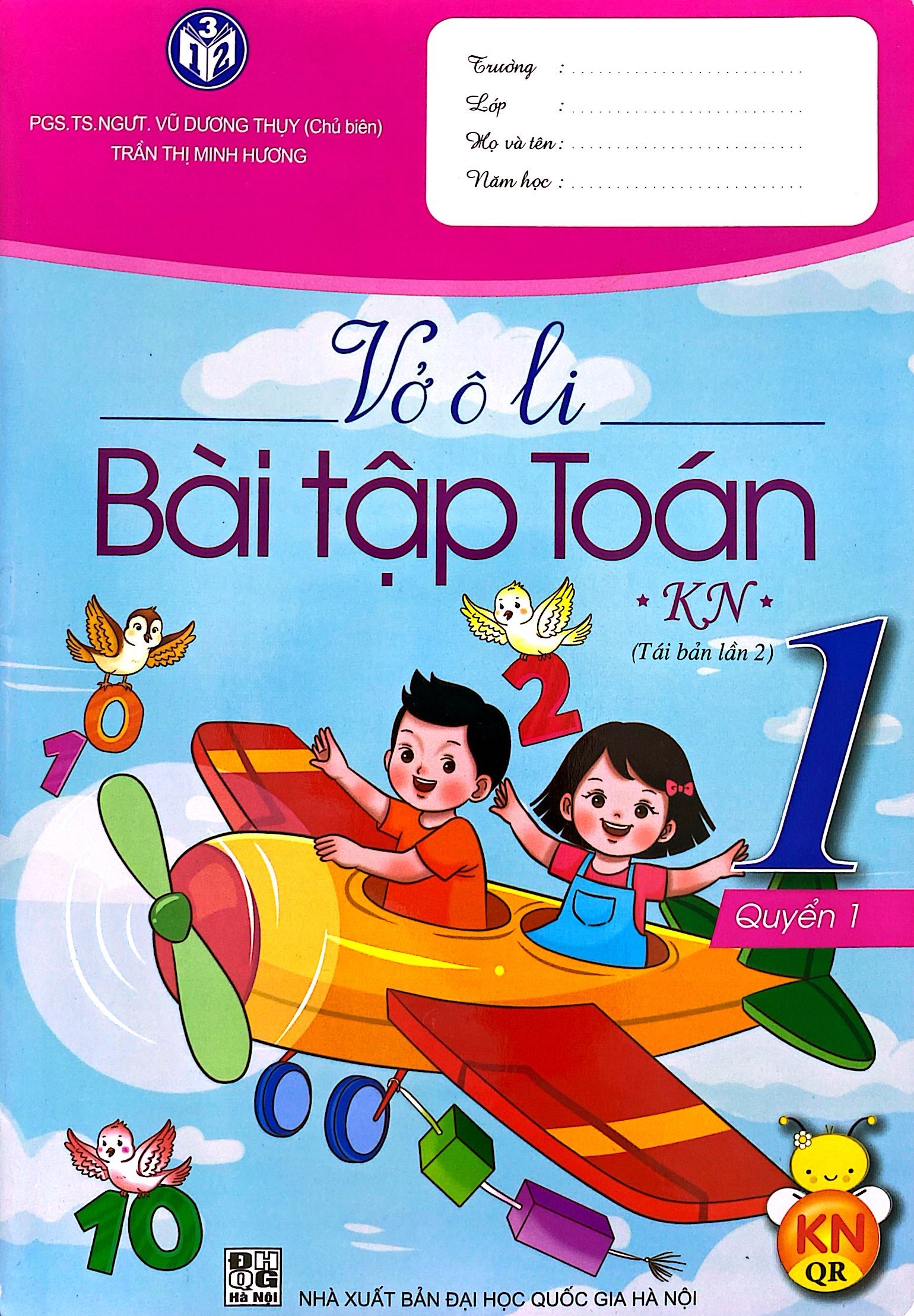 Bộ Vở Ô Li Bài Tập Toán 1 - Tập 1 (Kết Nối - 2022) - Ảnh 2