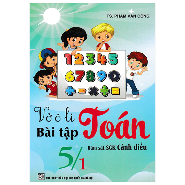Bộ Vở Ô Li Bài Tập Toán 5/1 (Bám Sát SGK Cánh Diều)