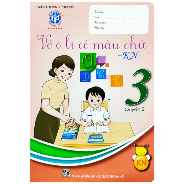 Bộ Vở Ô Li Có Mẫu Chữ 3 - Quyển 2 (Kết Nối - 2022)