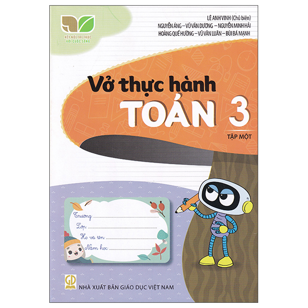 Bộ Vở Thực Hành Toán 3 - Tập 1 (Kết Nối Tri Thức)