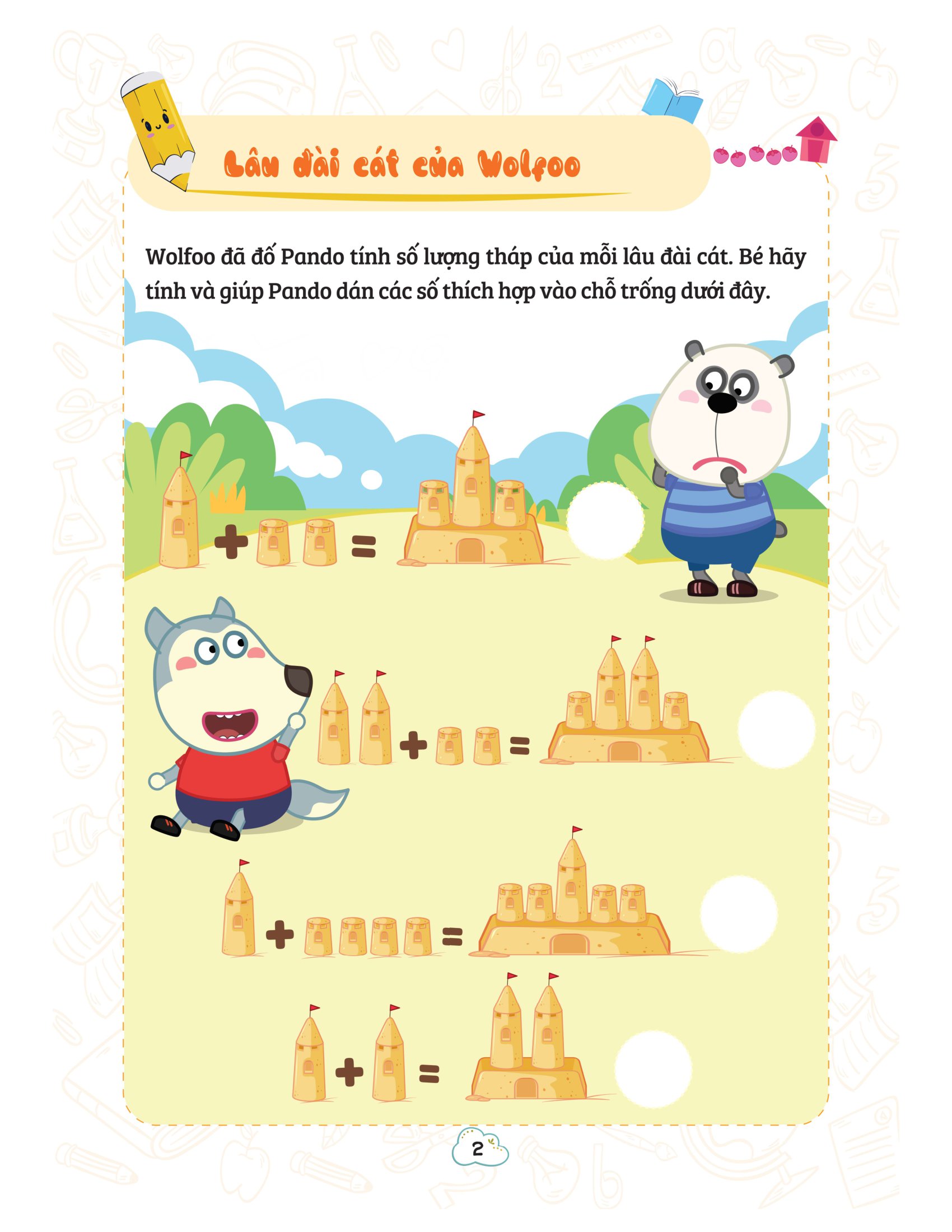 bộ wolfoo khám phá toán học vui - tập 4 - Ảnh 3
