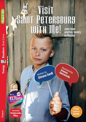 bộ young eli readers real lives - visit saint petersburg with me! - stage 4 a2 - downloadable multimedia files - Ảnh 2