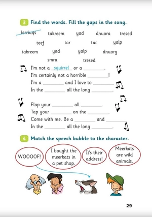 bộ young eli readers - uncle jack and the meerkats - stage 3 a1.1 - downloadable multimedia - Ảnh 10