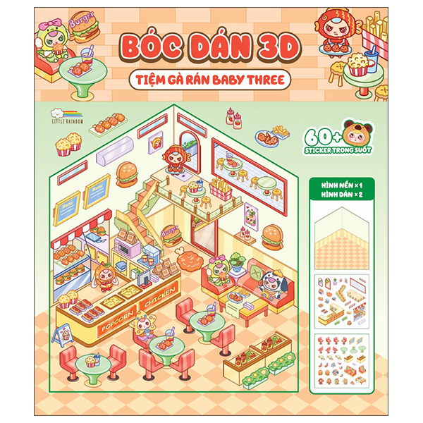 Bóc Dán 3D - Tiệm Sách Baby Three (Tái Bản 2025) - Ảnh 9