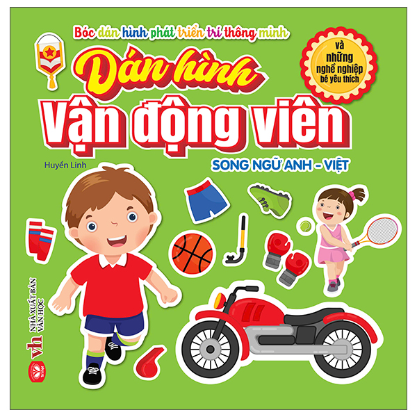 Bóc Dán Hình Phát Triển Trí Thông Minh - Dán Hình Vận Động Viên Và Những Nghề Nghiệp Bé Yêu Thích