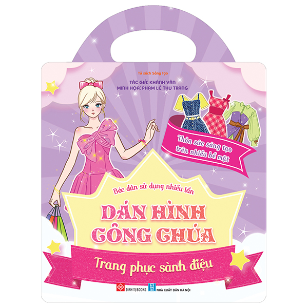 Bóc Dán Sử Dụng Nhiều Lần - Dán Hình Công Chúa - Trang Phục Sành Điệu