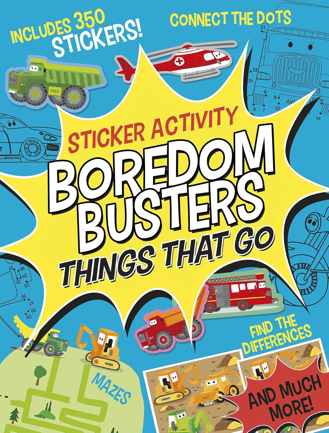 Boredom Busters - Things That Go Sticker Activity - Ảnh 2