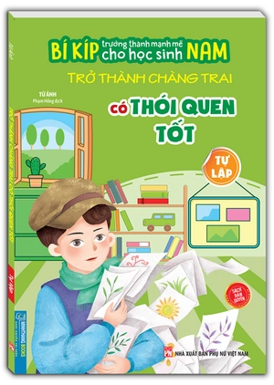 box set bí kíp trưởng thành mạnh mẽ cho học sinh nam - trở thành chàng trai khéo léo - nỗ lực - tự lập - tự tin - bản lĩnh - kiên trì - Ảnh 3