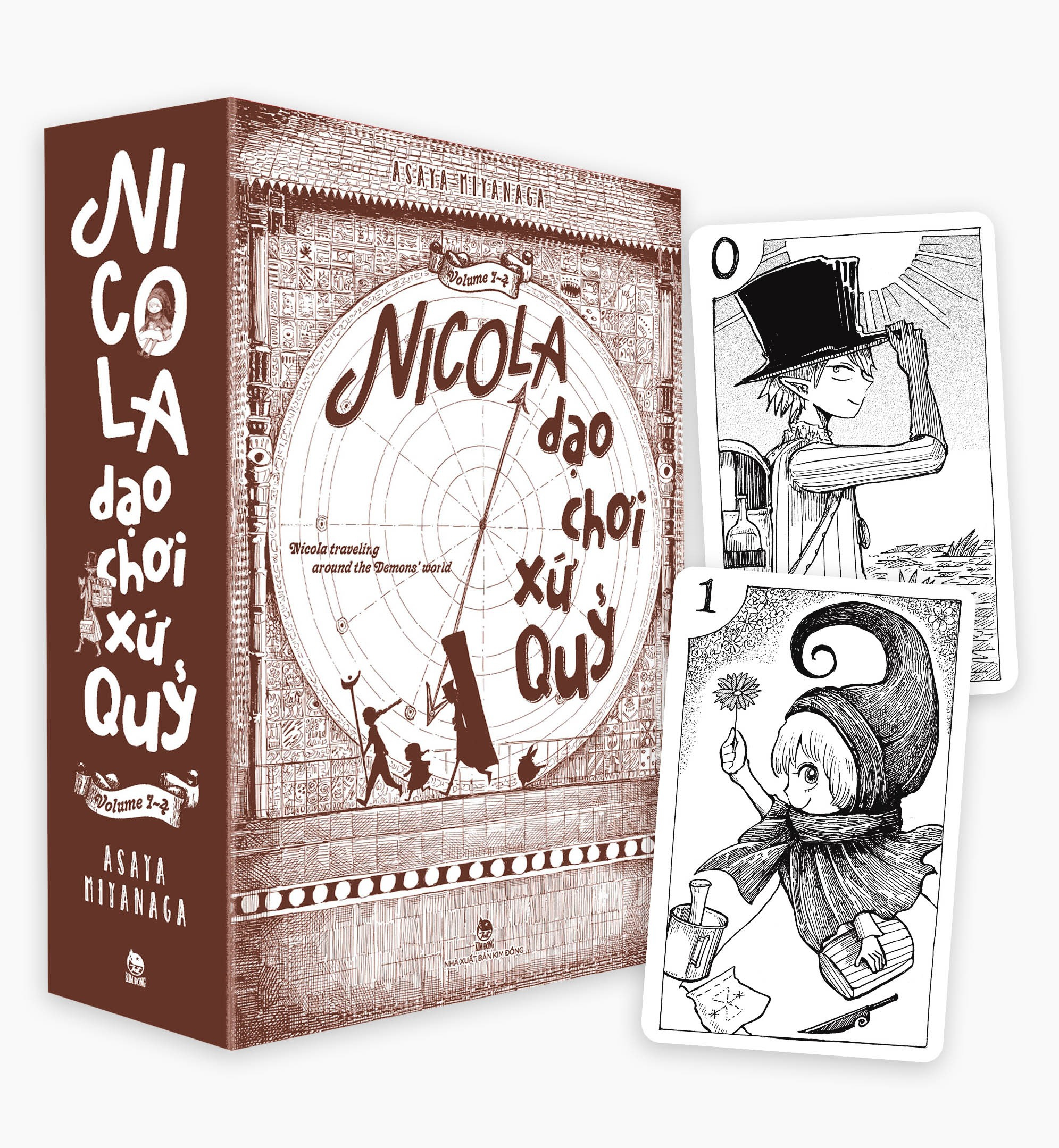 boxset nicola dạo chơi xứ quỷ (bộ 4 tập) - tặng kèm 2 thẻ nhân vật - Ảnh 3