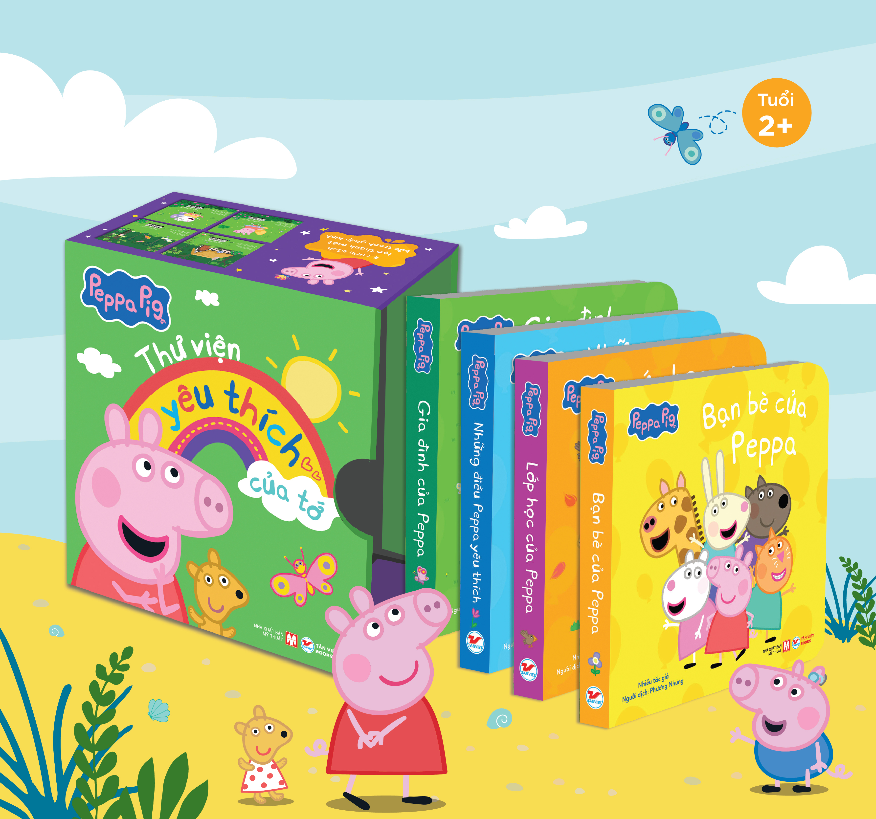 Boxset Peppa Pig - Thư Viện Yêu Thích Của Tớ (Hộp 4 Cuốn) - Ảnh 4