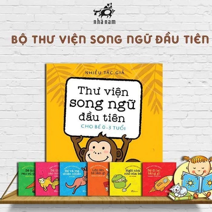Boxset Thư Viện Song Ngữ Đầu Tiên - Cho Bé 0-3 Tuổi (Hộp 6 Cuốn) (Tái Bản 2025) - Ảnh 3