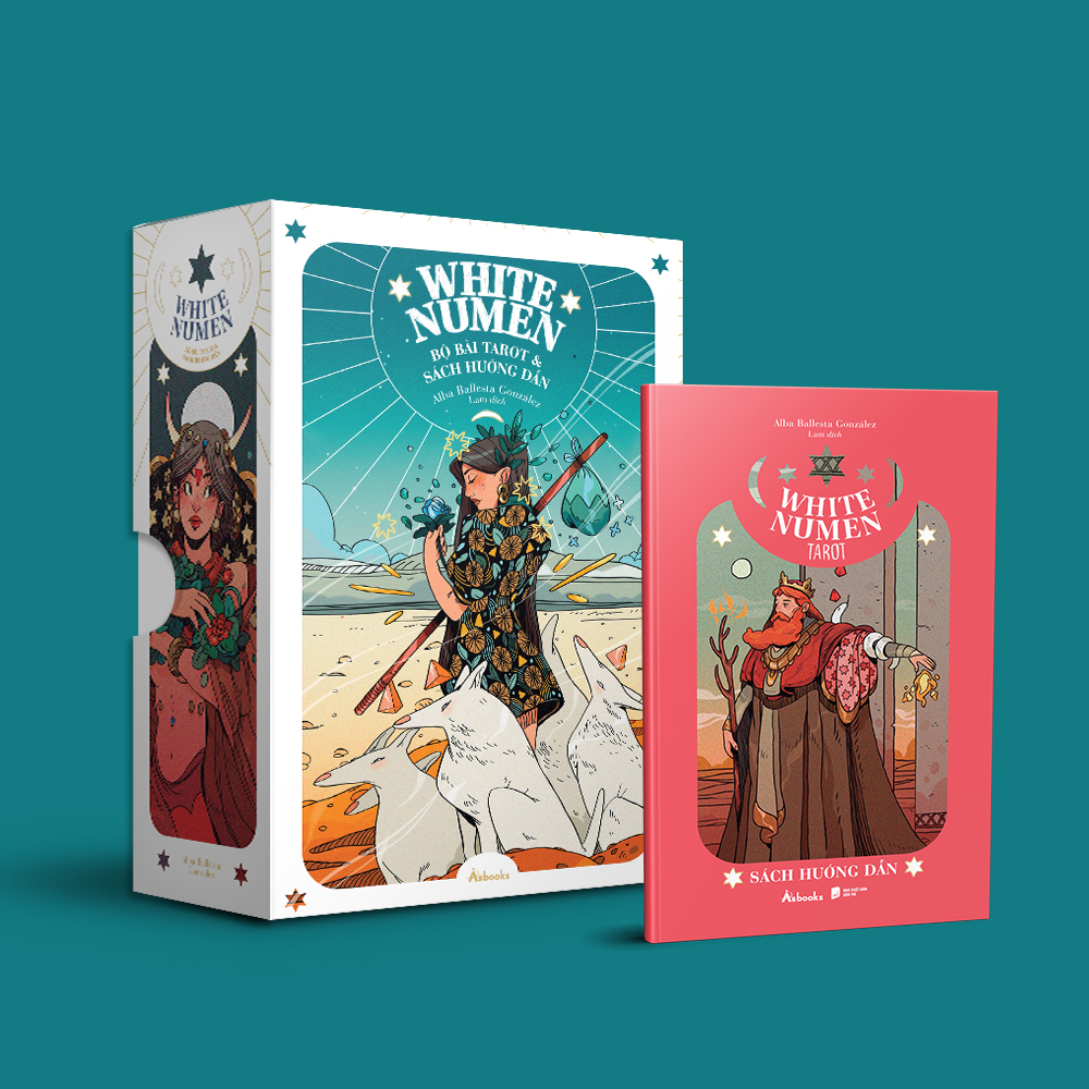 boxset white numen tarot (bộ bài + sách hướng dẫn) - Ảnh 2