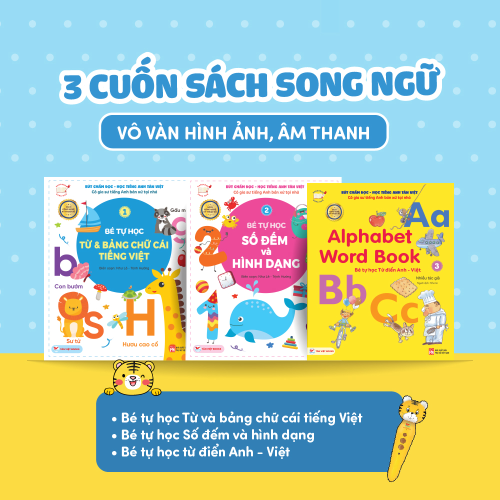 Bút Chấm Đọc-Học Tiếng Anh Tân Việt - Cô Gia Sư Tiếng Anh Bản Xứ Tại Nhà - Phiên Bản Ngỗng Mẹ (Dành Cho Trẻ Từ 0 Đến 6 Tuổi) - Ảnh 10