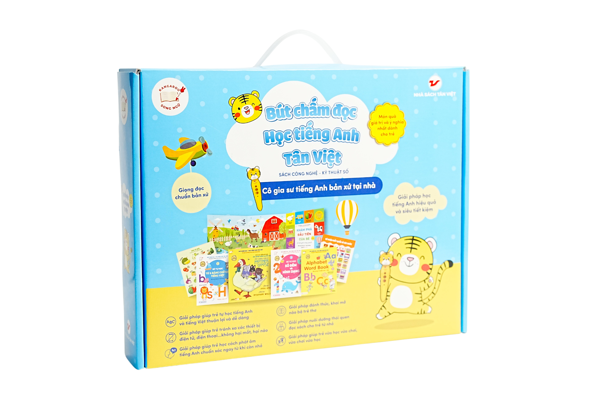 Bút Chấm Đọc-Học Tiếng Anh Tân Việt - Cô Gia Sư Tiếng Anh Bản Xứ Tại Nhà - Phiên Bản Ngỗng Mẹ (Dành Cho Trẻ Từ 0 Đến 6 Tuổi) - Tặng Kèm Thẻ Học Thông Minh Ngẫu Nhiên - Ảnh 4