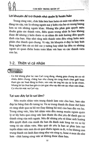 cạm bẫy trong quản lý - Ảnh 5