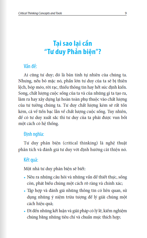 cẩm nang tư duy phản biện - khái niệm và công cụ (tái bản 2023 ) - Ảnh 9