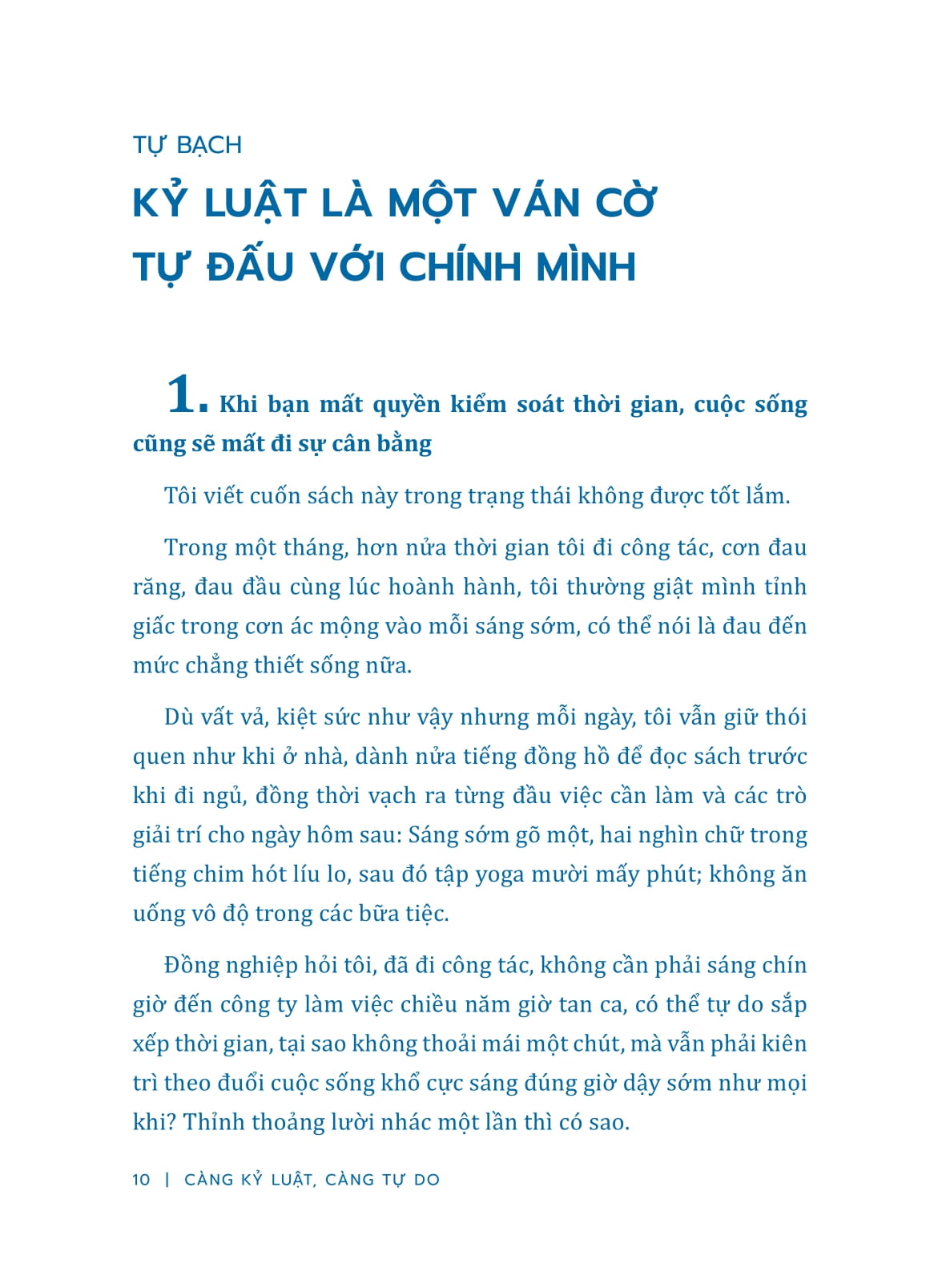 càng kỷ luật - càng tự do (tái bản 2024) - Ảnh 6